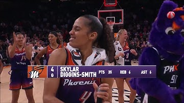Skylar Diggins-Smith CAREER HIGH 35 Pts, Phoenix Mercury Win vs Seattle Storm | Post Game Interview