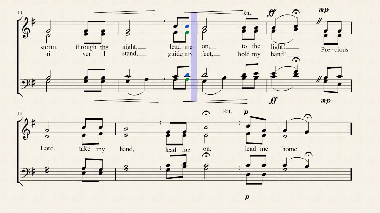 precious lord take my hand satb youtube precious lord take my hand sheet music