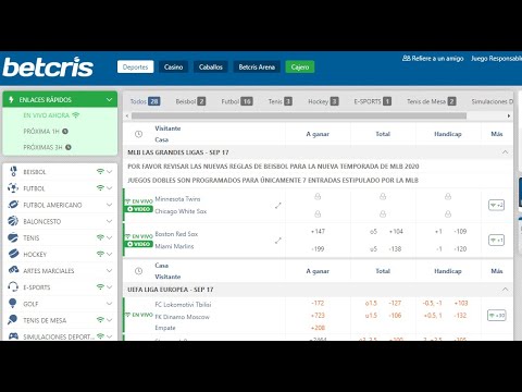 Betcris, Apuestas Deportivas - Mercado De Apuestas