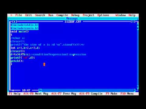 C Language Tutorials For Beginners In Telugu-Operators(misc operators)