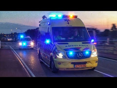 Grote inzet Brandweer, Politie en Ambulance voor een ongeval op de A58 bij Oirschot