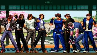 [KOF Mugen] Kyo Kusanagi Team vs Shingo Team
