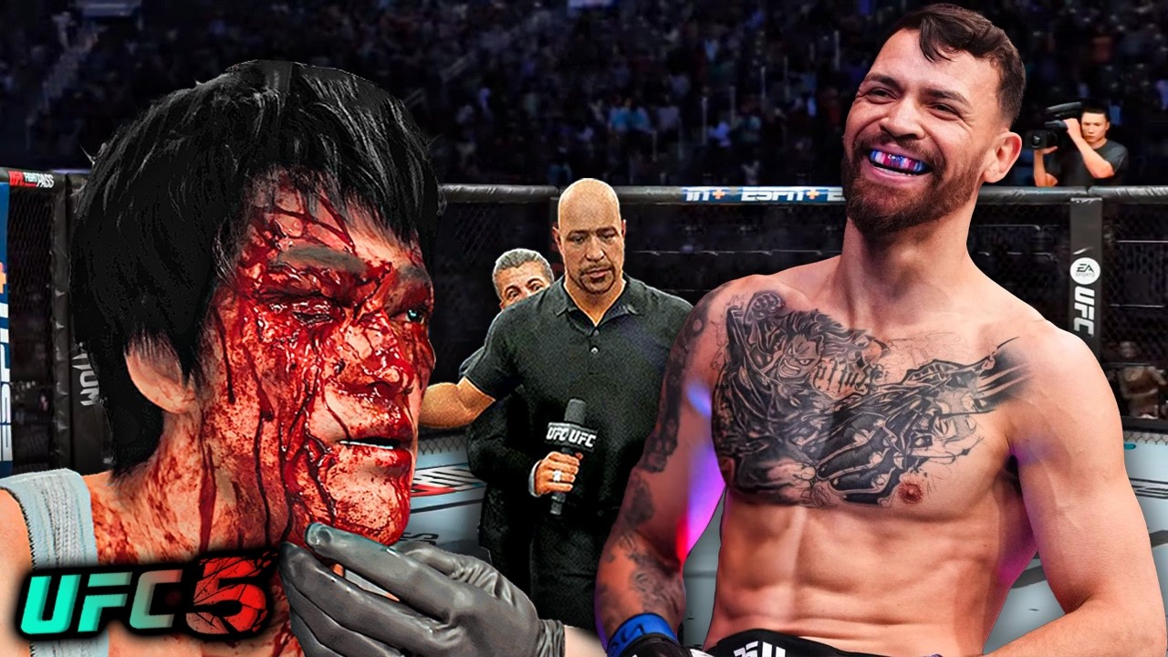 Брюс Ли против Маурисио Раффи (EA Sports UFC 5)