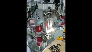 Automatic pin insertion machine WP-08. For relay, transformer & step motors.