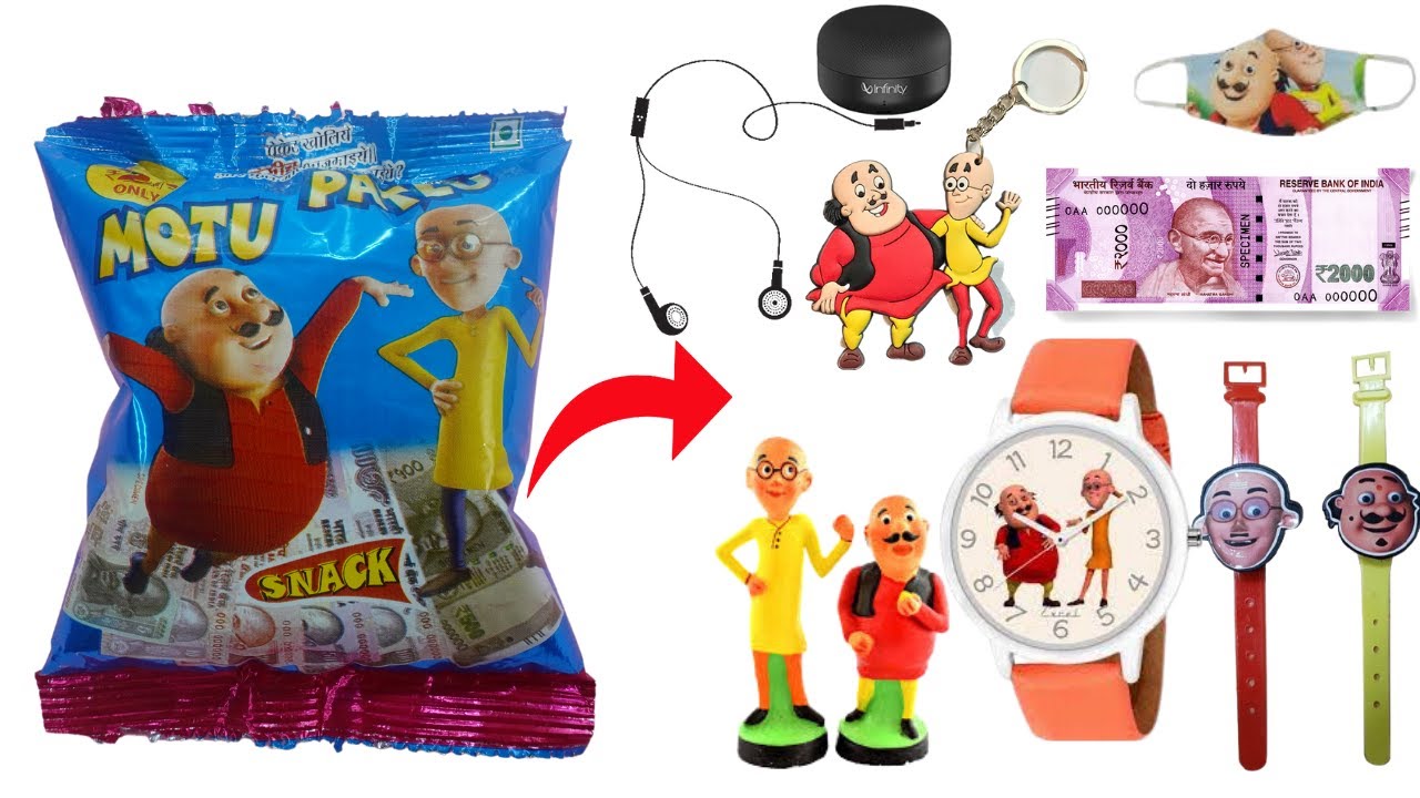 Got 1500+ Rs &  More Free Gift  Inside the New Motu Patlu Snacks
