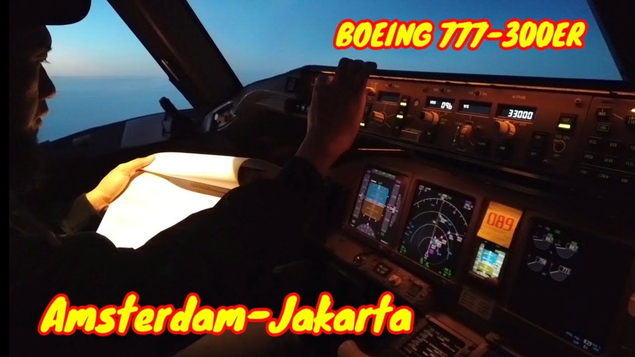 [BOEING 777-300ER] PENERBANGAN KEMBALI KE TANAH PERTIWI ( AMSTERDAM - JAKARTA )