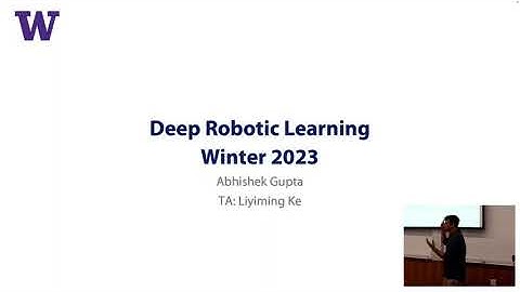 Lecture 2 Policy Gradient / On Policy Reinforcement Learning, Deep Robotic Learning @ UW