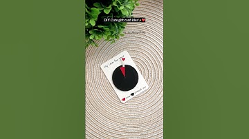 Handmade card for your loved ones | easy gift card ideas #diy #craft #handmade #giftideas #couple