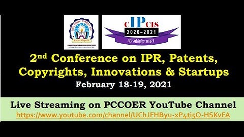 Conference on IPR Patents Copyrights Innovations & Startups | PCCOER