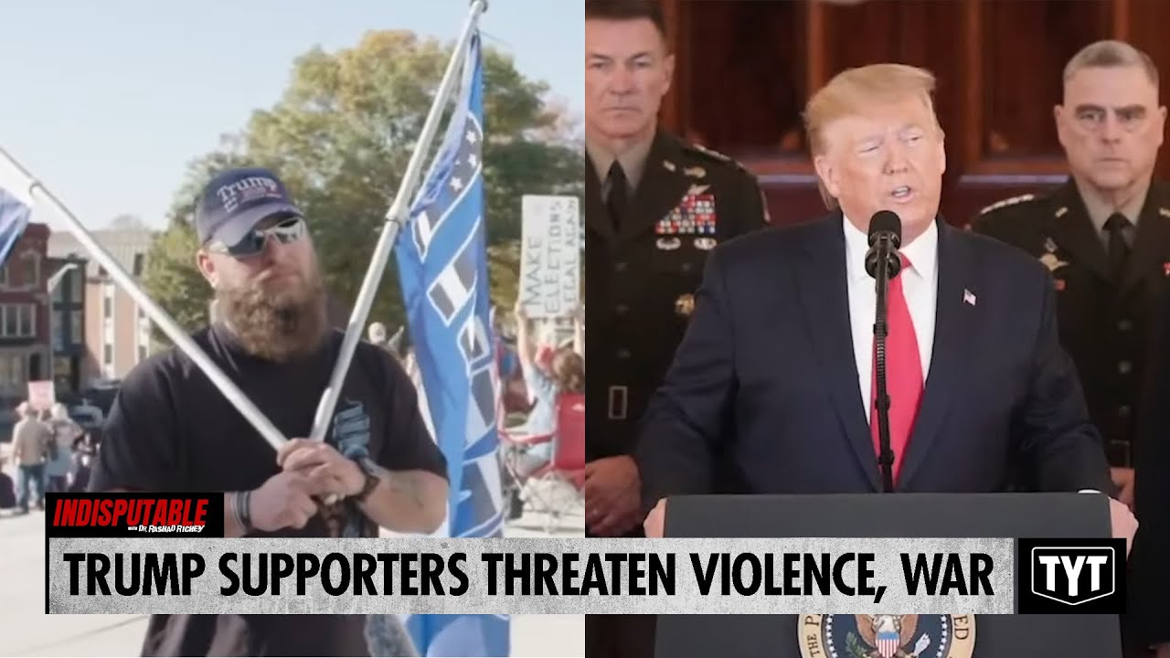 Trump Supporters THREATEN CIVIL WAR
