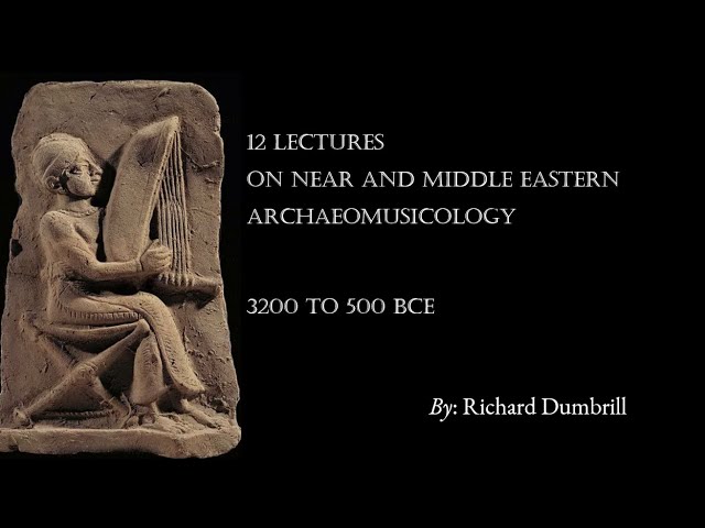 12 lectures on archaeomusicology