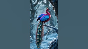 Thumbnail of The Frosted Paradise Bird Sings in the Snow ❄️🎶 #ParadiseBird #WinterWings #Birdsong #AIBirds #ai