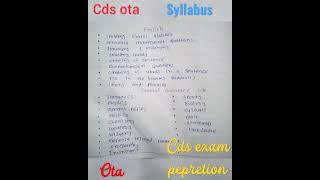 CDS-//OTA- //EXAM preparation//cds//most imp chapter screenshot 2