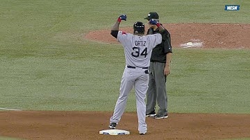 BOS@TOR: Papi clears the bases, gives Sox the lead