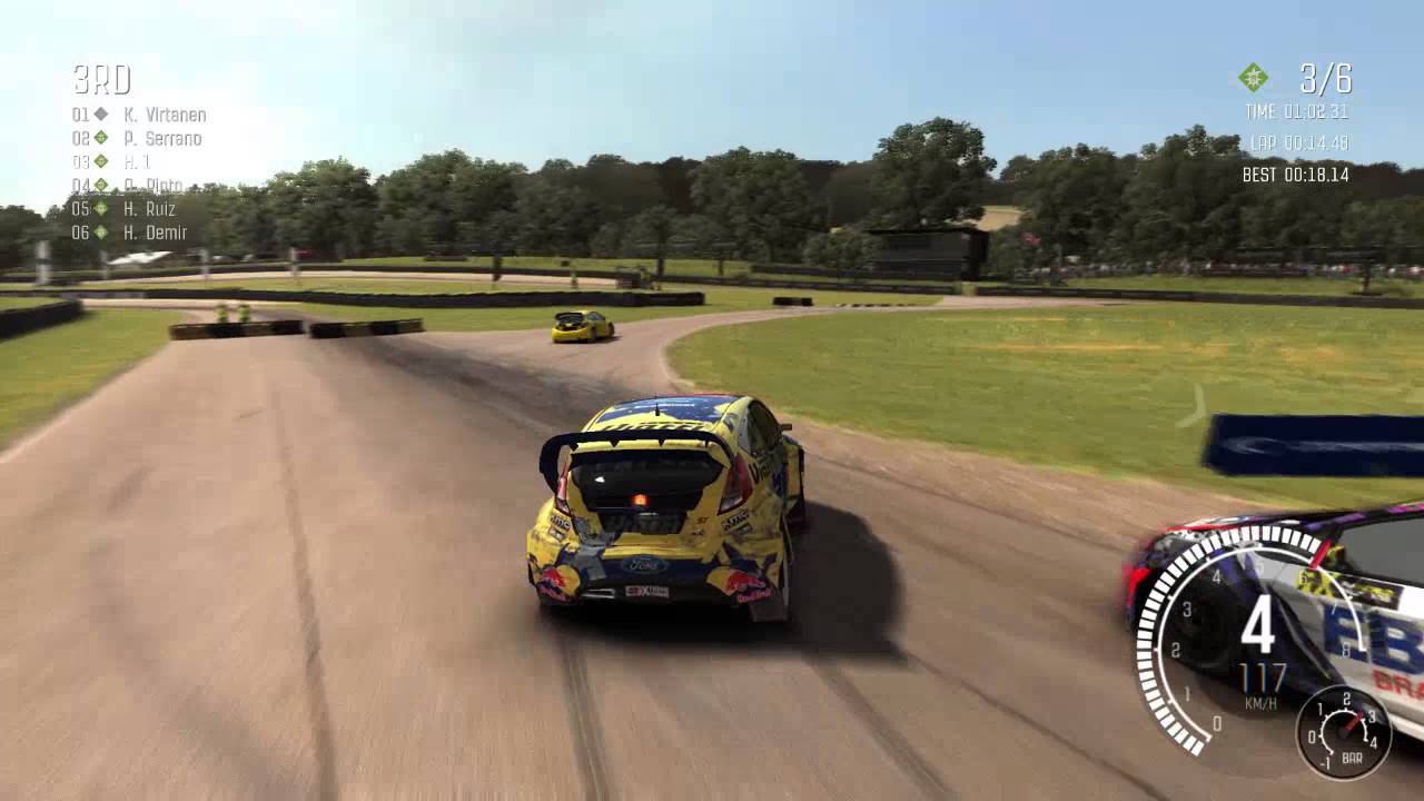 Rallycross Ford Fiesta Dirt Rally YouTube