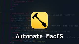 Automate your Mac with Hammerspoon (Experiment)