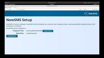 NowSMS Install for Linux & Mac
