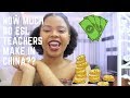 Teaching salaries in China | Financial management | South African Youtuber