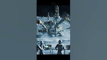 🚀Largest  Machine Working On The Moon 🌕🤖||#viral #space #ai