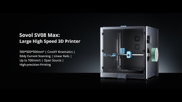 SOVOL SV08 Max Fast Large Open Source 3D Printer 700mm/S 500*500*500 #sovol #sv08max #voron