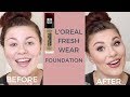 L'OREAL INFALLIBLE FRESH WEAR FOUNDATION REVIEW & WEAR TEST