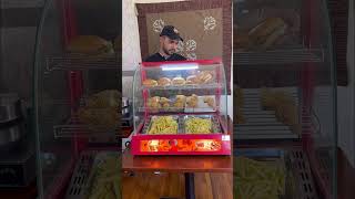 Exhibidor Caliente Vidrio Templado Y Acero Inoxidable- Fairuz Equipos Ec 0999911103 Ve 04121212121