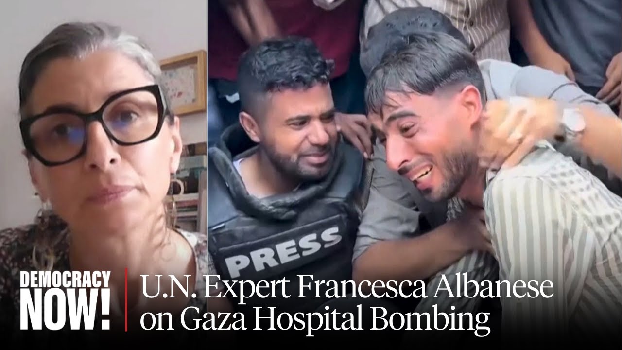 "Time to Cut Ties with Israel": U.N. Expert Francesca Albanese on Gaza Hospital Bombing