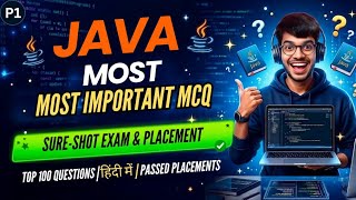 Java Viva & Exam Prep: Best 100 Objective Questions | Part 1 🚀 #Java 