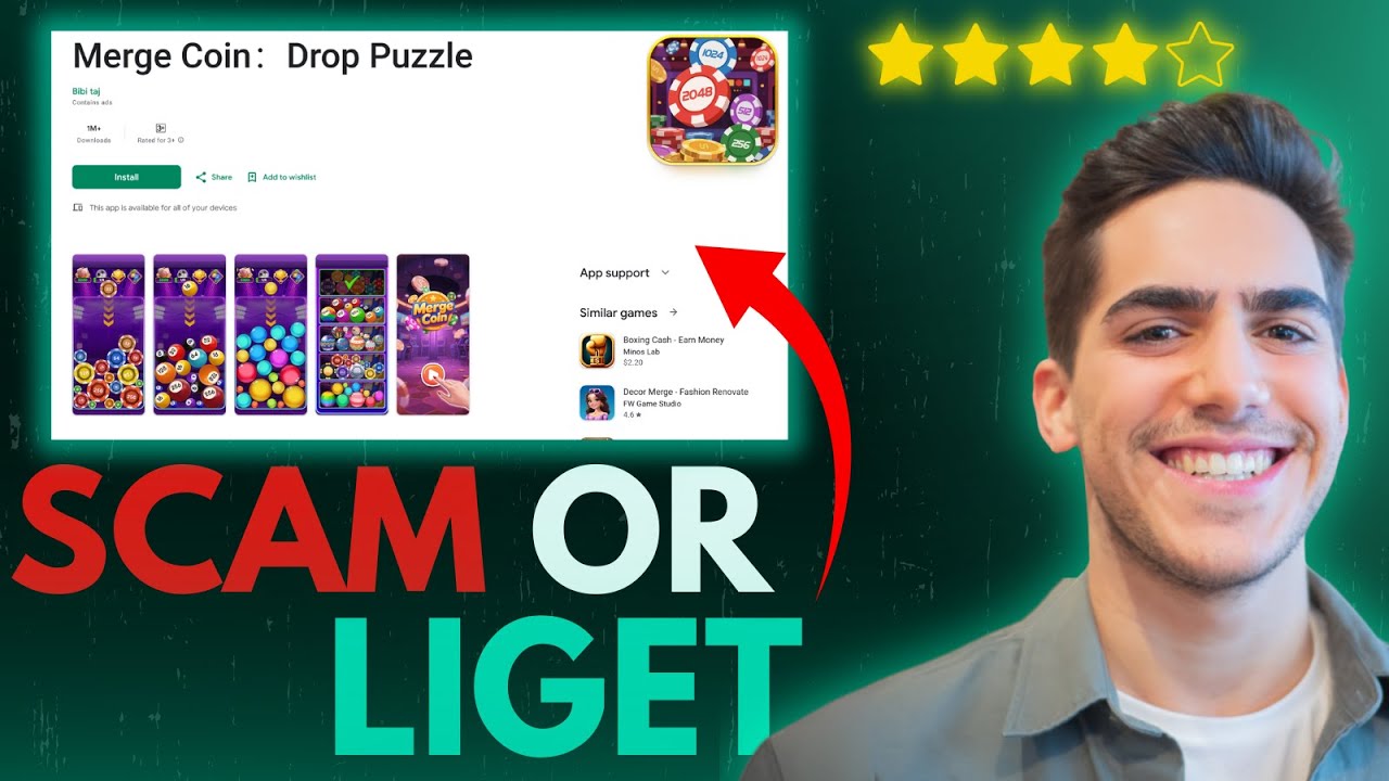 Is Merge Coin Drop Puzzle Legit? Withdrawals Tested!