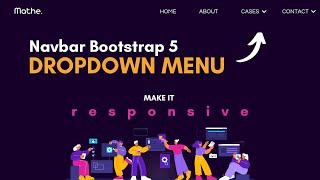 Bootstrap 5 Navbar - Creating a Responsive Dropdown Menu | DropDown Menu with Submenu