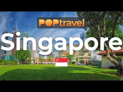 Walking In SINGAPORE ??- Chinatown To Marina Bay And Gardens - 4K 60fps (UHD)