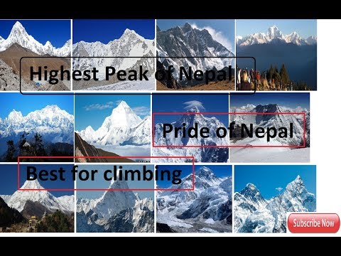 Top 10 Highest Mountain Of Nepal Trekking Nepal Included At Top 10 Peaks In World Youtube