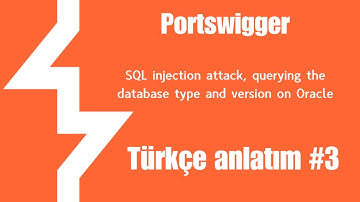 Portswigger Lab Çözümleri 3 - SQL injection Lab 3 Türkçe Anlatım