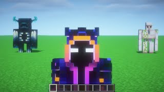 Minecraft: Damage from netherite sword to Warden and Iron Golem