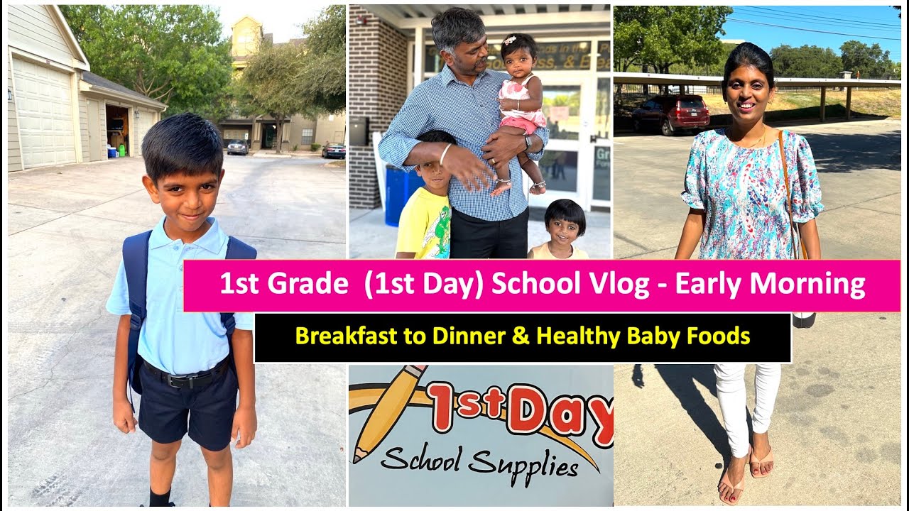 Hari 1st day School in USA /காலை 6 மணி முதல்.. / How I mange my Day / Kalas Kitchen