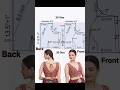 VERY EASY TROUSER CUTTING Princess cut blouse v #youtubeshorts #drafting #trending #ytshorts #reels