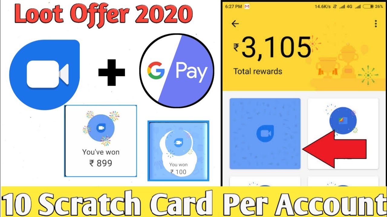 Google Pay Duo Scratch Card Offer 2020 | Google Pay New Year Offer 2020