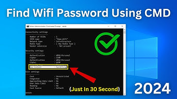 How To Find Wifi Password Using CMD | Find Wifi Password | Show Wifi Password Using CMD (EASY WAY)