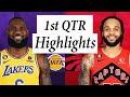 Toronto Raptors vs. Los Angeles Lakers Full Highlights 1st QTR | Dec 7 | 2022-2023 NBA Season