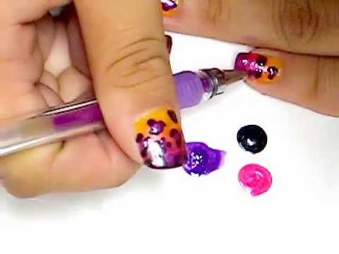 FlauntMe.com - Lisa Frank Gradient Leopard Nail Tu...