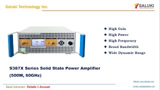 S387X High Power Solid State Power Amplifier Solution and Applications
