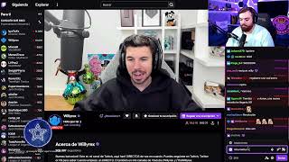 IBAI reacciona a WILLYREX en TWITCH y hace esto 😲xD