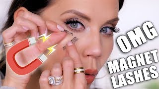 TESTING DRUGSTORE MAGNETIC LASHES ... OMG