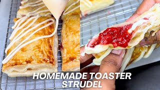 Pillsbury Strawberry & Cream Cheese Toaster Strudel Tutorial | Toaster Strudel at Home