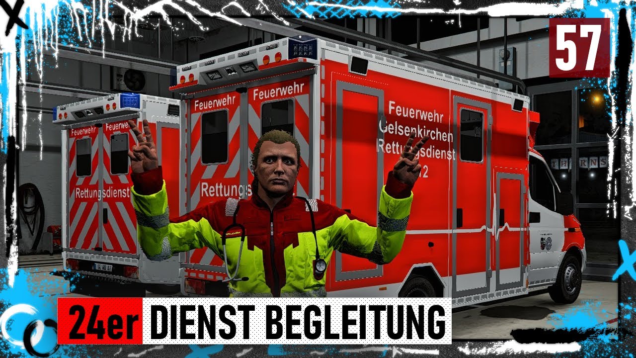 GERP #57 | 🚑24h RTW Dienst mit mehreren Einsätzen | Gelsenkirchen Netzwerk Roleplay