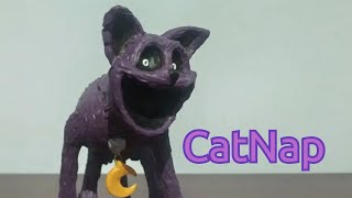 Sculpture CatNap from Poppy Playtime Chapter 3 made from Biscuit(Fanmade).
