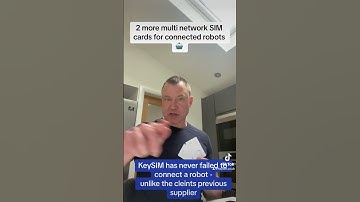 2 multi network IoT SIM’s for connected robots 🤖
