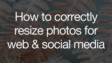 How to resize your images for quick loading in web and social media using Photoshop