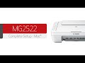Canon PIXMA MG2522 - Initial Setup and Connection to a Mac