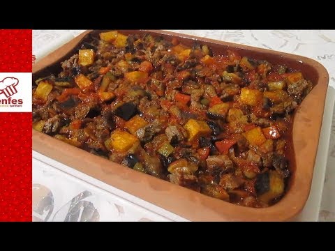 Fırında Patlıcanlı Kebab Tarifi -Enfes Yemek Tarifleri